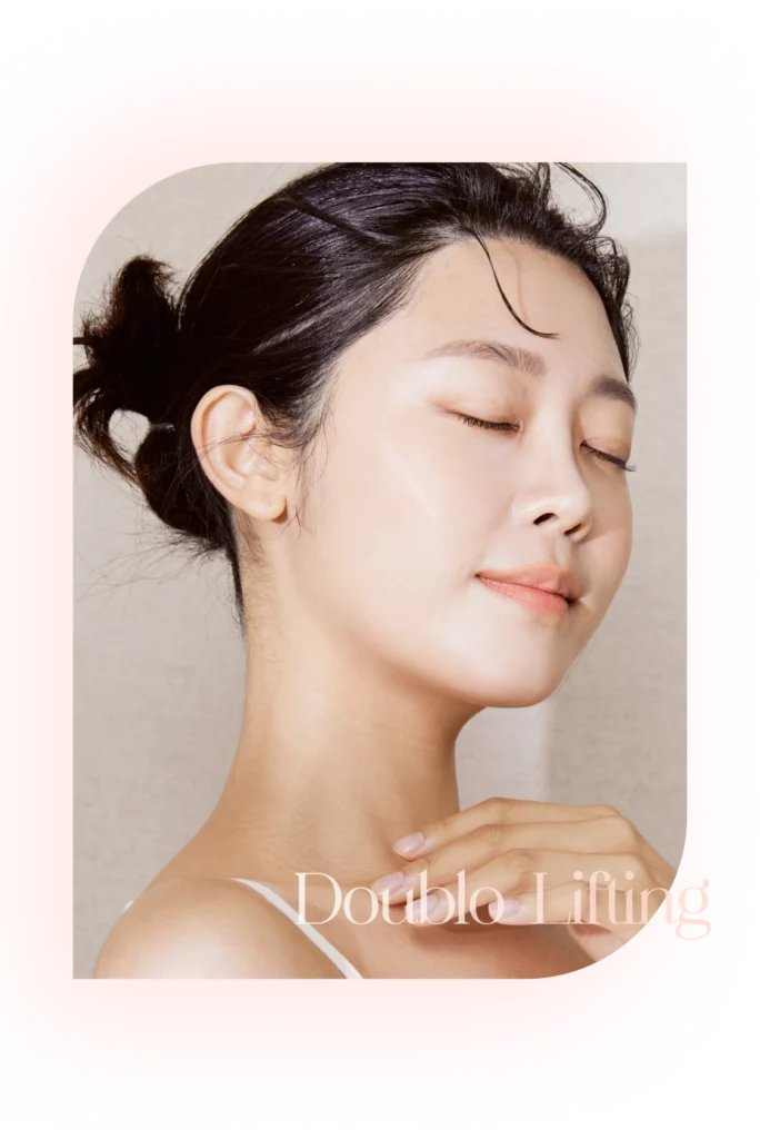 Phụ nữ có đường nét khuôn mặt thon gọn hơn sau nâng cơ Doublo.